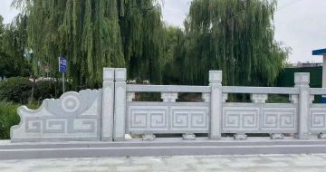 宁波 芝麻灰桥栏杆、河道栏杆安装效果