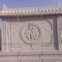 宁波 芝麻白花岗岩屏风，照壁，影壁