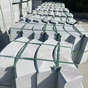 宁波 芝麻灰弧形路沿石