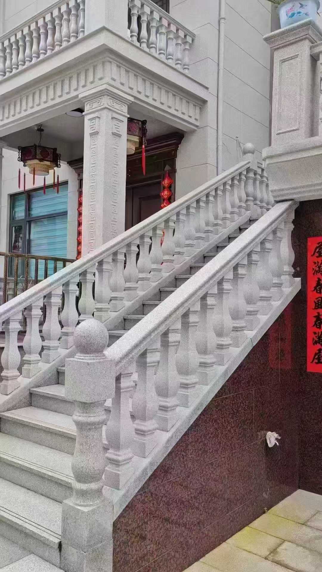 宁波 天然石材 阳台庭院护栏、栏杆