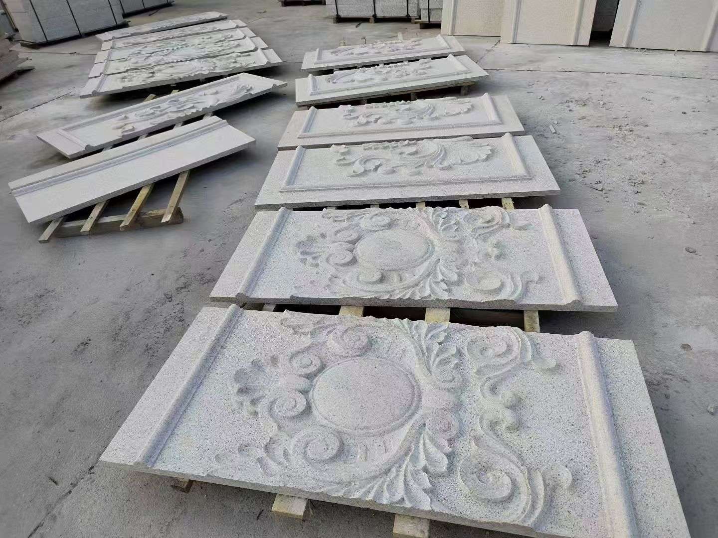 宁波 芝麻白干挂雕花板