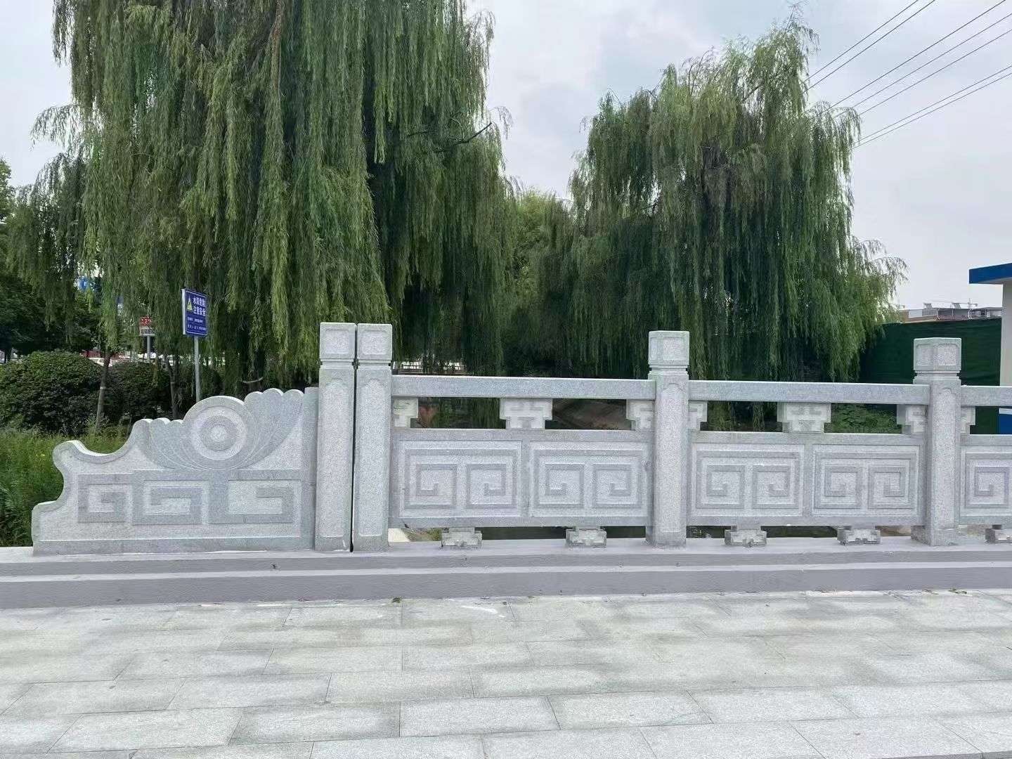 宁波 芝麻灰桥栏杆、河道栏杆安装效果