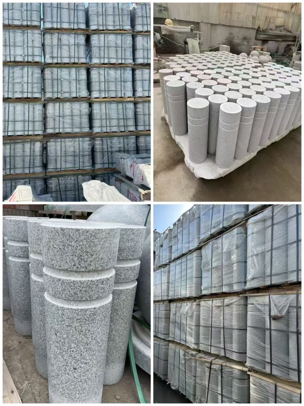 宁波 芝麻白花岗岩挡车柱、隔离柱多少钱