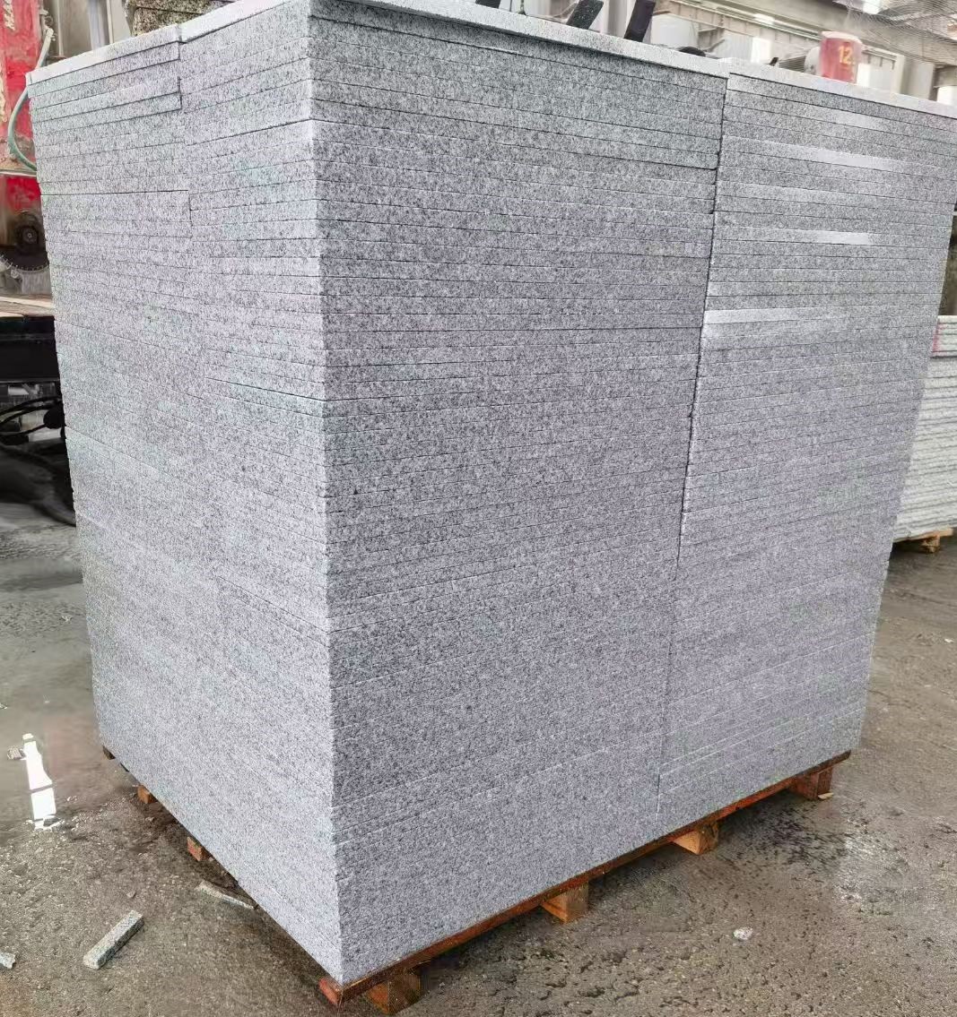 宁波 火烧面地铺石，街道广场园林市政工程板，1.8~5.0厚均有现货