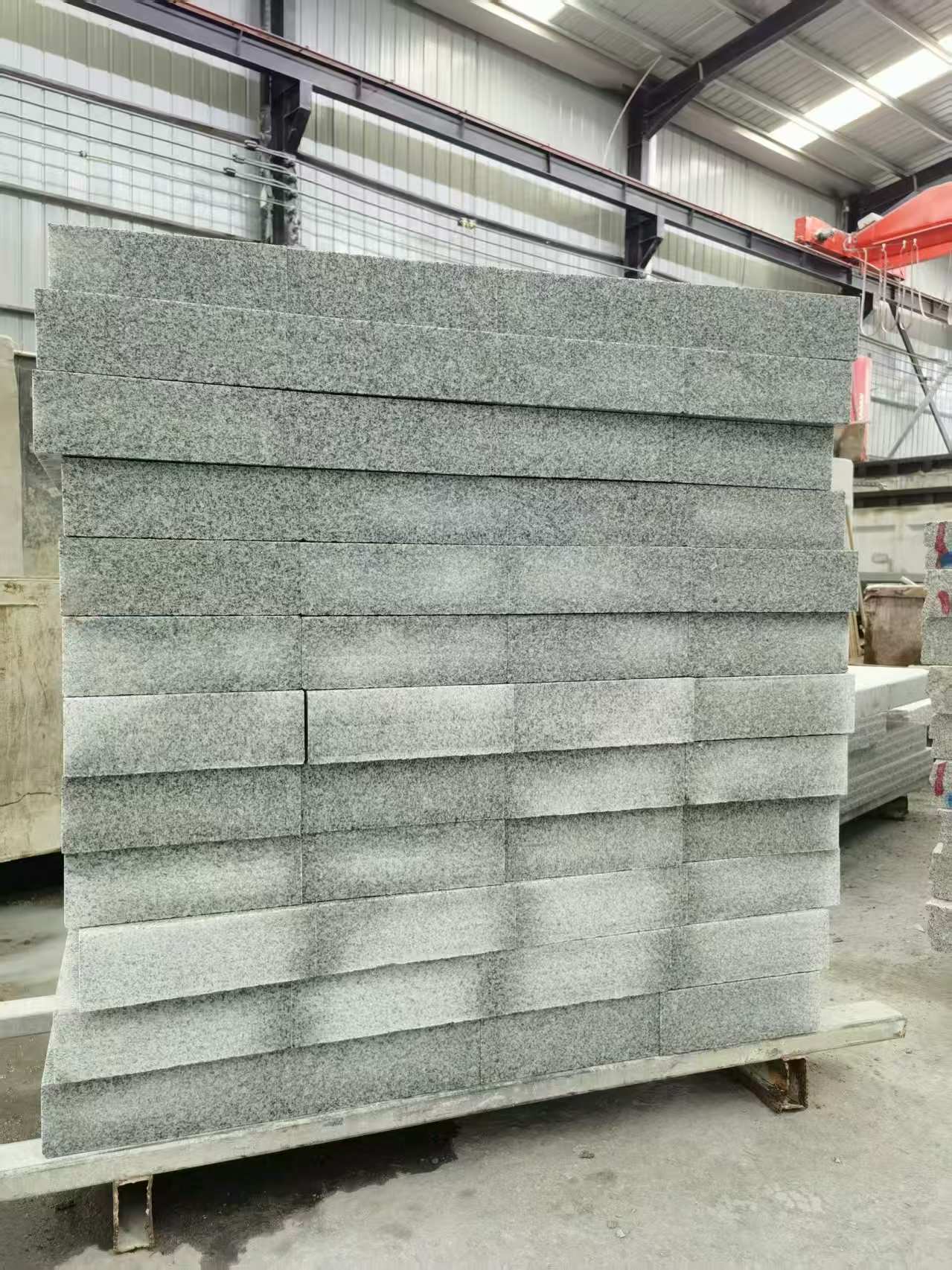 宁波 芝麻白10公分300*600广场地铺，A料定制，尺寸标准，厚薄均匀